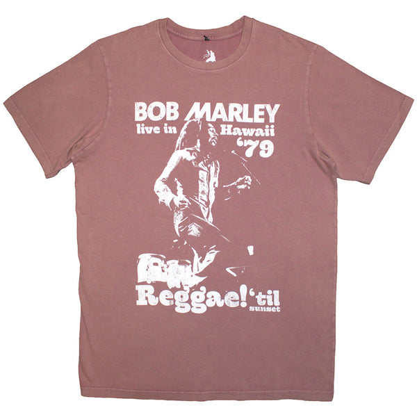 Bob Marley | Official Stone Wash T-Shirt | Hawaii