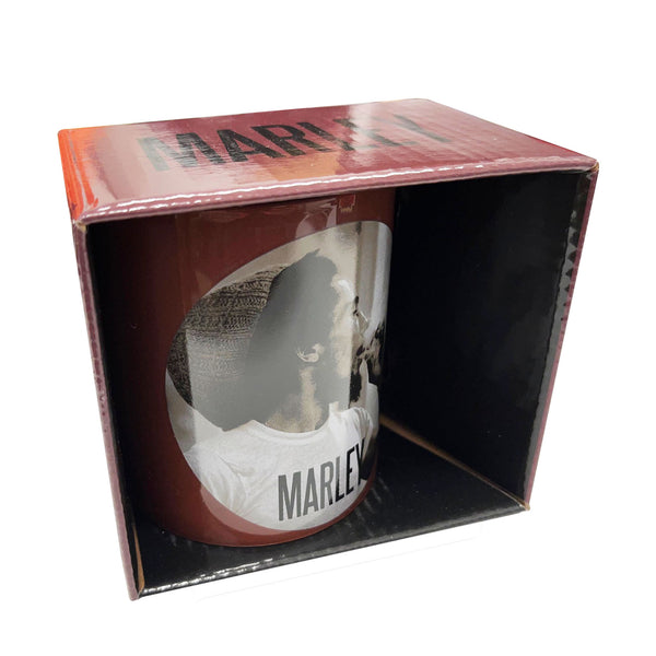 Bob Marley boxed Coffee Mug featuring the 'Image' design motif