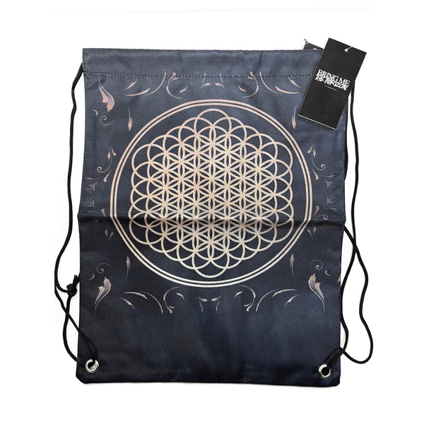 Bring Me The Horizon gift set with boxed Coffee Mug, Drink Coaster, Drawstring Bag and 5 x button badges