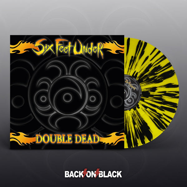 Six Feet Under - Double Dead Redux (Yellow / Black Splatter Vinyl Double LP)