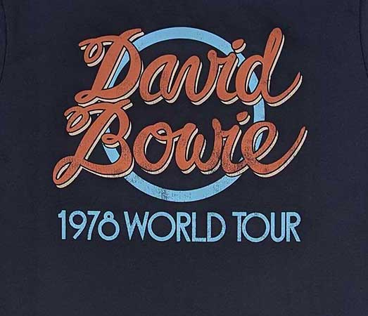 SALE | David Bowie | Official Band Ringer T-Shirt | 1978 World Tour