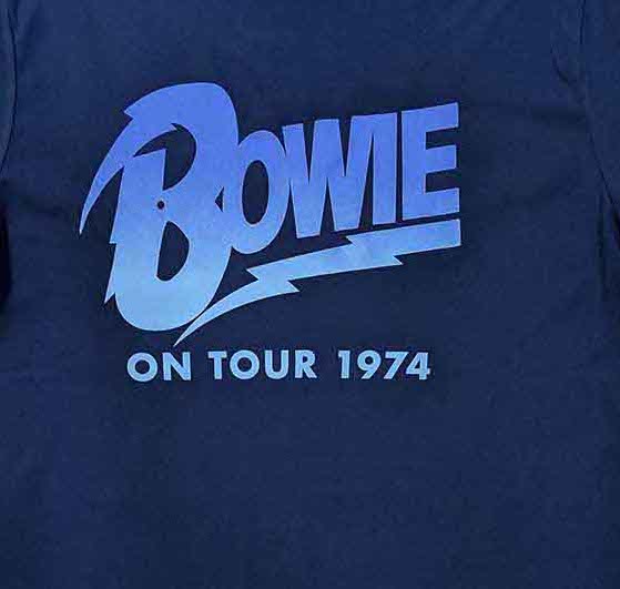 David Bowie | Official Band T-Shirt | On Tour 1974