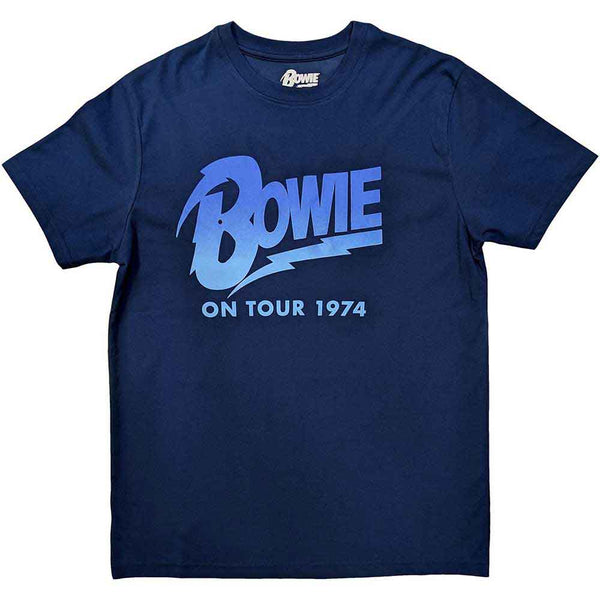 David Bowie | Official Band T-Shirt | On Tour 1974