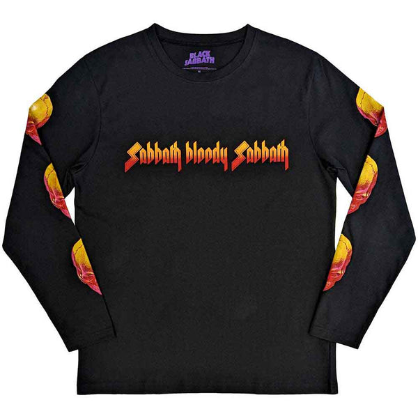 Black Sabbath | Official Band Long Sleeve T-Shirt | Bloody Sabbath (Back & Sleeve Print)