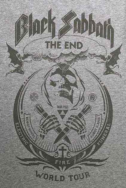 Black Sabbath | Official Band Tank Top | The End Mushroom Cloud