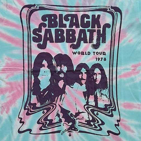 Black Sabbath | Official Band T-Shirt | World Tour '78 (Dip-Dye)