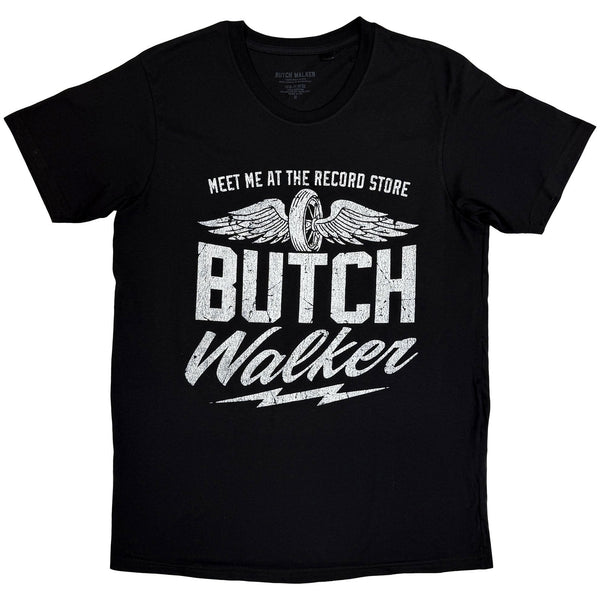 Butch Walker | Official Band T-Shirt | Wings Wheel (Black)