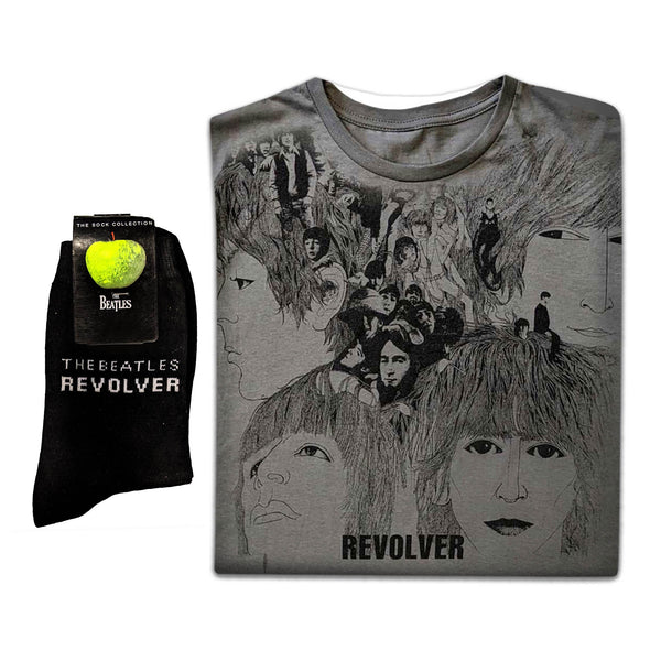 The Beatles | Exclusive Band Gift Set | Revolver Tee & Socks