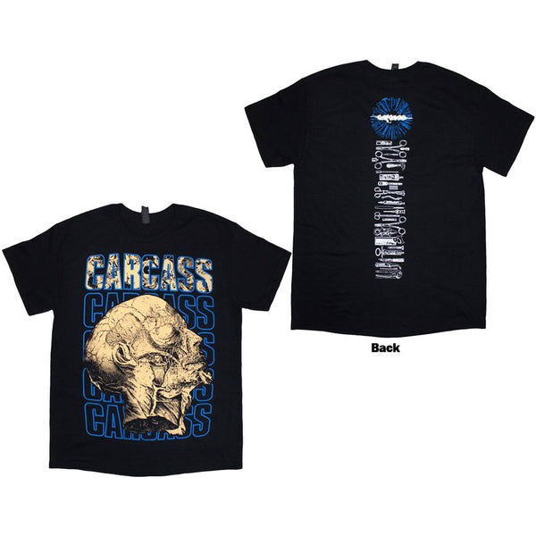 Carcass | Official T-Shirt | Necro Head (Back Print)