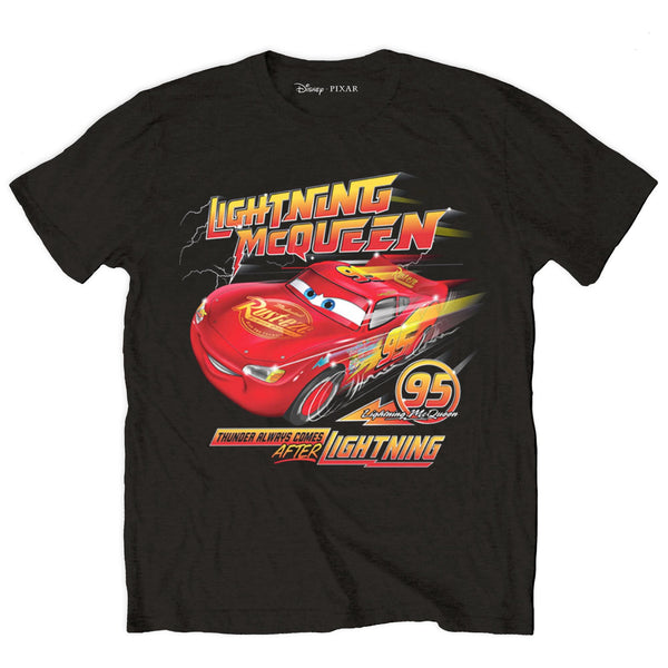 Disney Cars | Official T-Shirt | Cars Thunder Always Comes