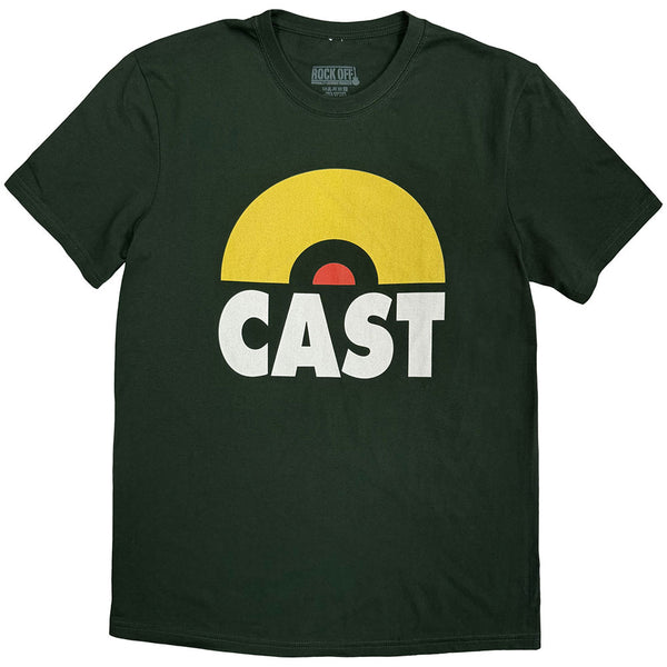 Cast | Official Band T-Shirt | Classic Logo (Green)