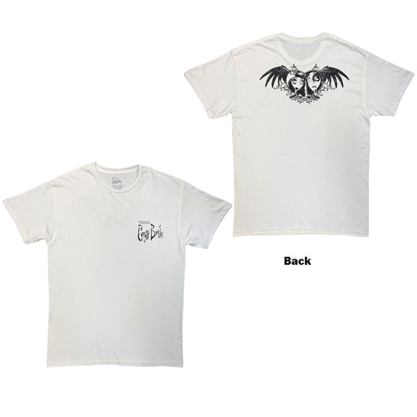 Corpse Bride | Official Band T-Shirt | A Tragic Tale Of Romance (White) (Back Print)
