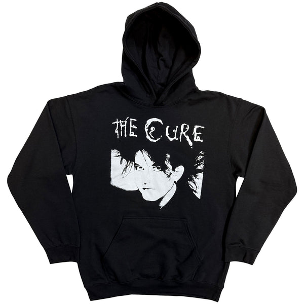 The Cure | Official Band Hoodie | Robert Illustration (Black)