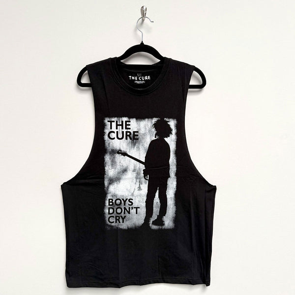 The Cure | Official Band Vest T-Shirt | Boys Don't Cry B&W