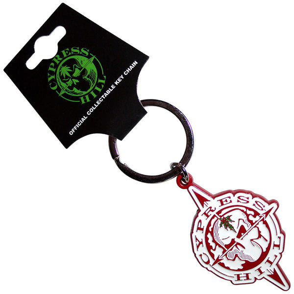 Cypress Hill | Official Band Keychain | Skull Compass