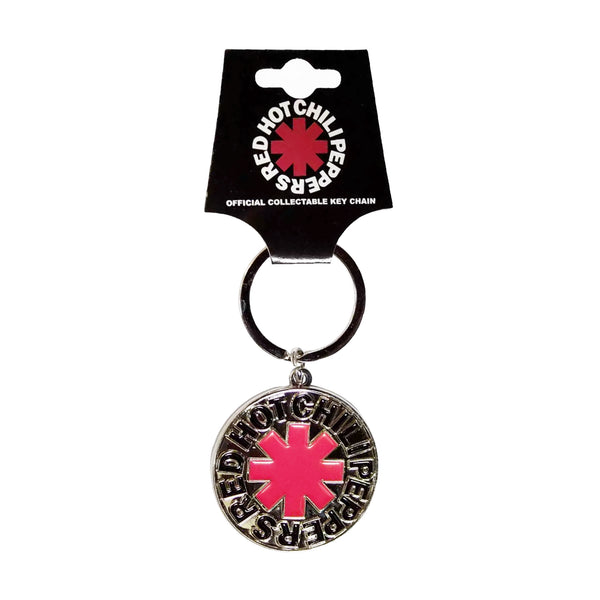 Red Hot Chili Peppers Gift Set with Draw-string bag, metal Keychain, 2 x Vinyl Sticker Pack and 2 x Woven Keychain