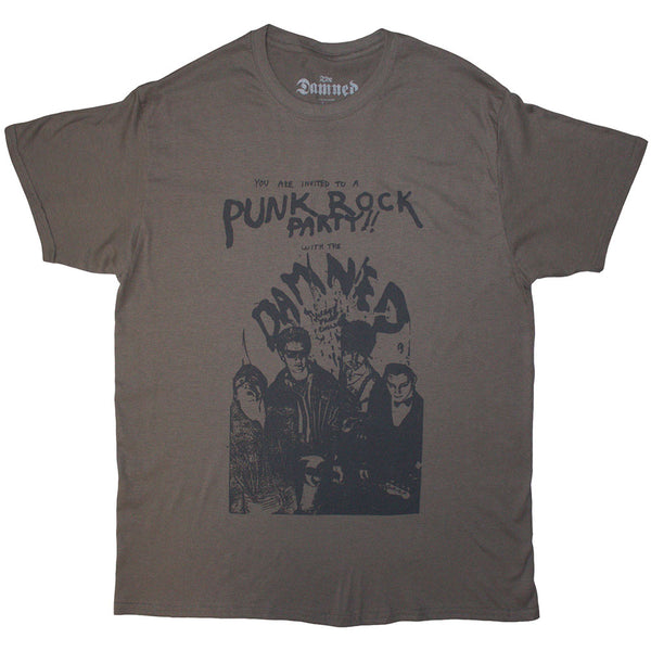 The Damned | Official Band  T-Shirt | Party Flyer