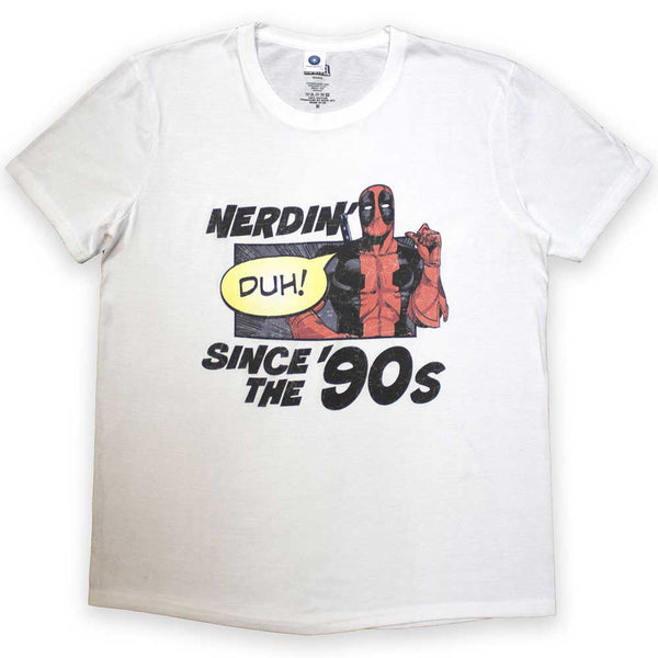 Marvel Comics | Official Movie T-Shirt | Deadpool Nerdin' Since The '90s