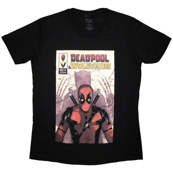 Marvel Comics | Official Movie T-Shirt | Deadpool & Wolverine Comic Cover