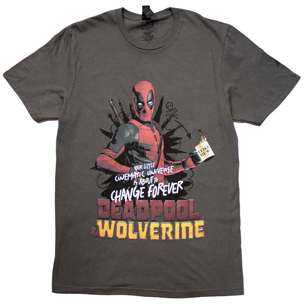 Marvel Comics | Official Movie T-Shirt | Deadpool & Wolverine Change Universe