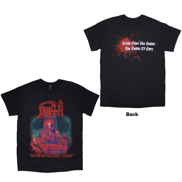 Death | Official T-Shirt | Scream Bloody Gore (Back Print)