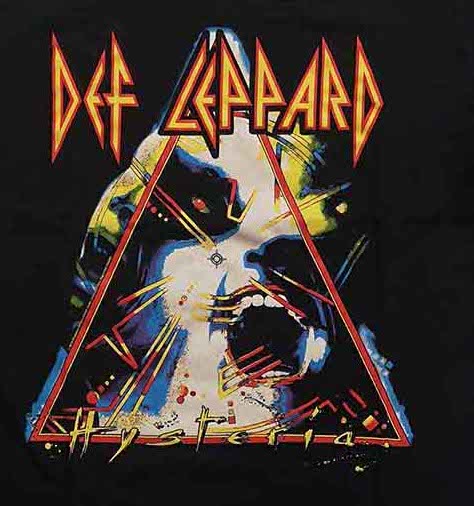 Def Leppard | Official Band T-Shirt | Hysteria