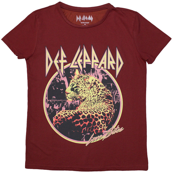 Def Leppard | Official Ladies Band T-Shirt | Love Bites