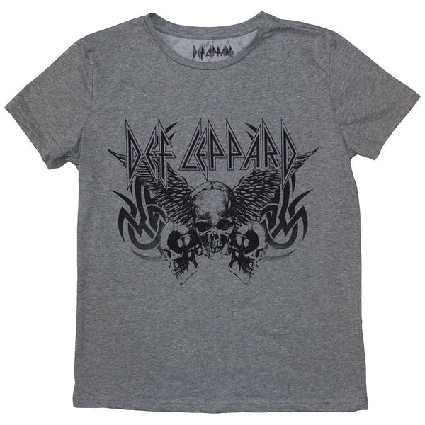 Def Leppard | Official Ladies Band T-Shirt | Tribal Skull