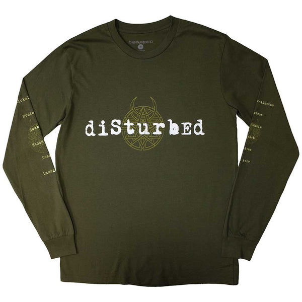 Disturbed | Official Band Long Sleeve T-Shirt | European Tour '23 Take Back (Back Print & Ex-Tour)