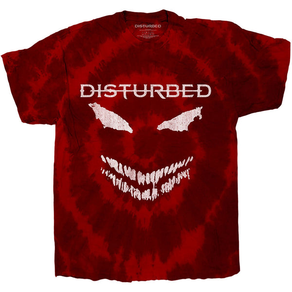 SALE | Disturbed | Official Band T-shirt | Scary Face (Dip-Dye)