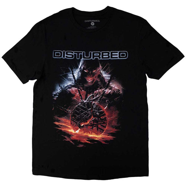 Disturbed | Official Band T-Shirt | European Tour '23 Medallion (Back Print & Ex-Tour)