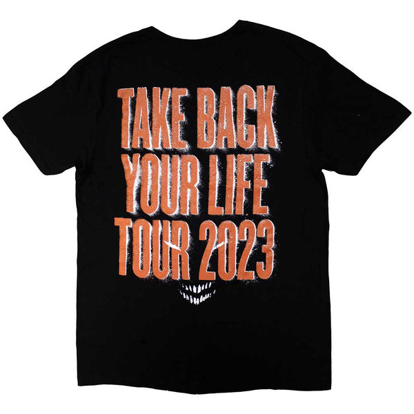 Disturbed | Official Band T-Shirt | European Tour '23 Take Back (Back Print & Ex-Tour)