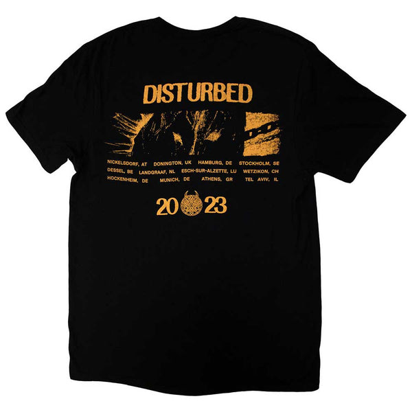 Disturbed | Official Band T-Shirt | European Tour '23 Split Face (Back Print & Ex-Tour)