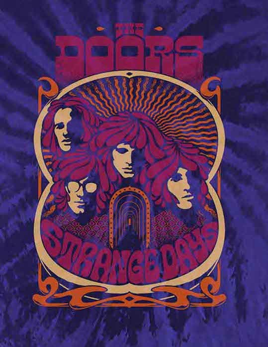 The Doors | Official Band T-shirt | Strange Days (Dip-Dye)