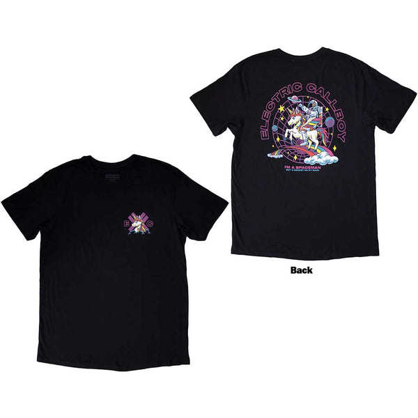Electric Callboy | Official Band T-Shirt | Spaceman Unicorn (Back Print)