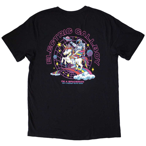 Electric Callboy | Official Band T-Shirt | Spaceman Unicorn (Back Print)
