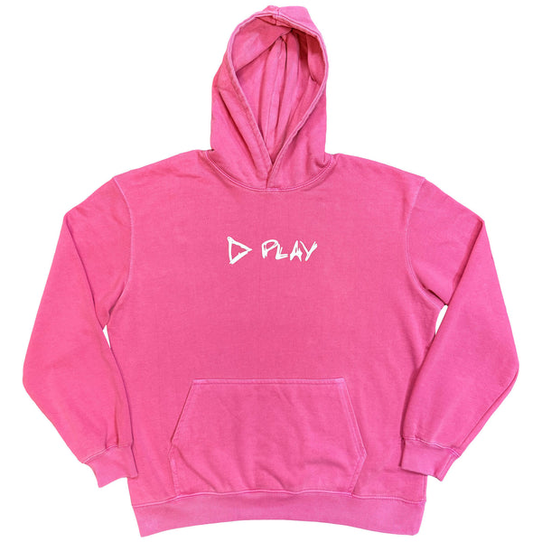 Ed Sheeran | Official Artist Hoodie | Play Logo (Pink) (Ex-Tour)