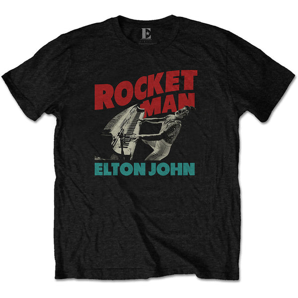SALE Elton John | Official Band T-Shirt | Rocketman Piano 40% 0FF