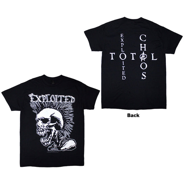 The Exploited | Official T-Shirt | Mohican Skull (Back Print)