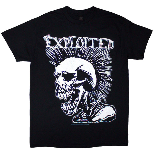 The Exploited | Official T-Shirt | Mohican Skull (Back Print)