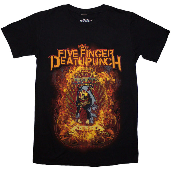 Five Finger Death Punch | Official Band T-Shirt | Burn In Sin