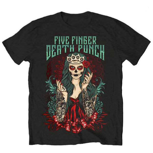 Five Finger Death Punch | Official Band T-Shirt | Lady Muerta