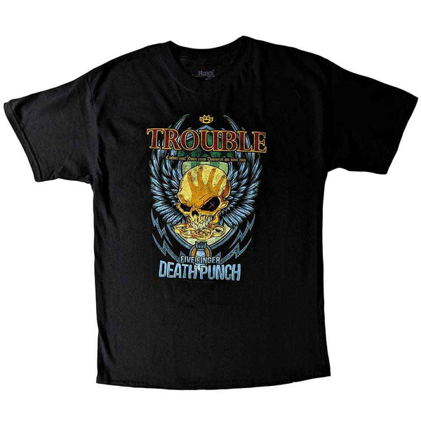 Five Finger Death Punch | Kids Official Band T-Shirt | Trouble