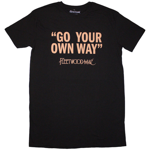 Fleetwood Mac | Official Ladies T-Shirt Dress | Go Your Own Way