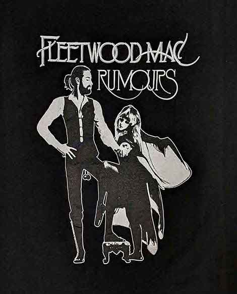 Fleetwood Mac | Official Ladies T-shirt | Rumours (black)