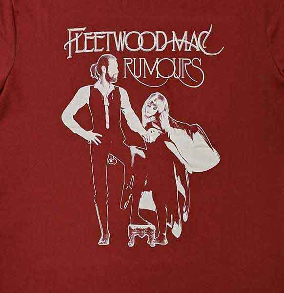 Fleetwood Mac | Official Band T-Shirt | Rumours Red