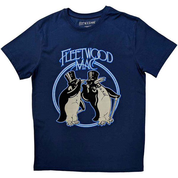 Fleetwood Mac | Official Band T-Shirt | Penguins Blue