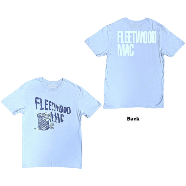 Fleetwood Mac | Official Band T-Shirt | London (Light Blue) (Back Print)