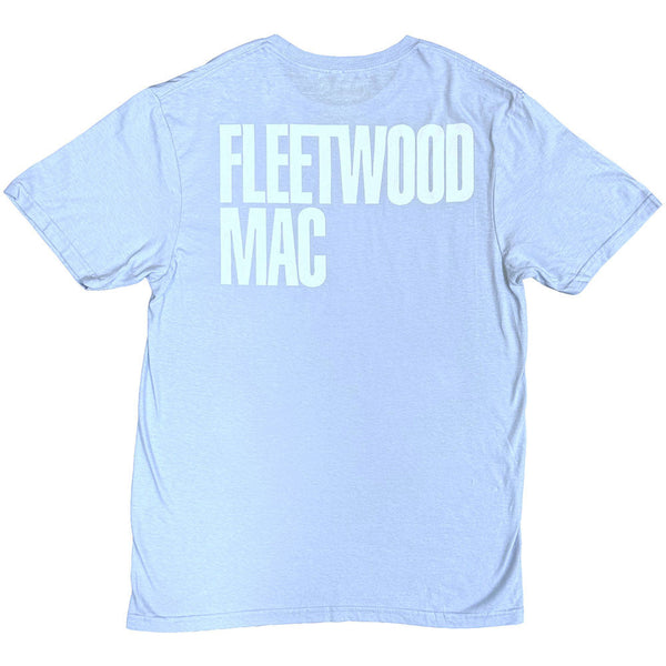 Fleetwood Mac | Official Band T-Shirt | London (Light Blue) (Back Print)