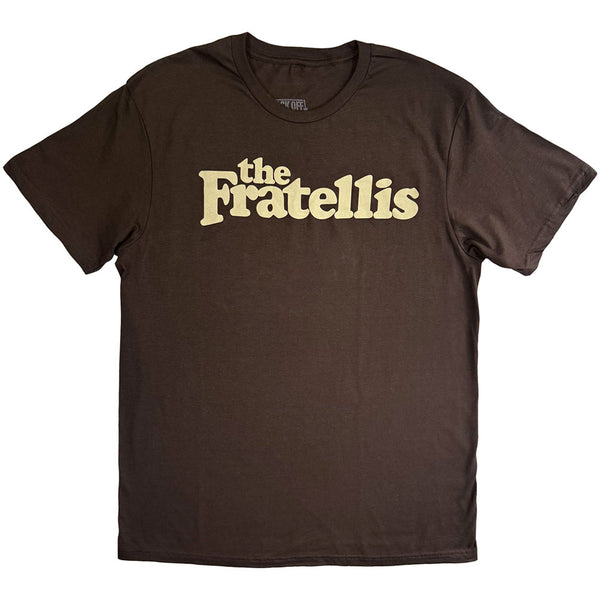 The Fratellis | Official Band T-Shirt | Classic Logo (Brown)